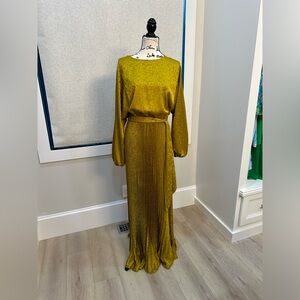 NWT dark gold formal gown